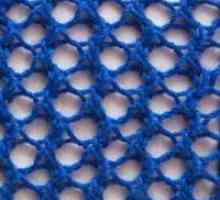 Плетене модел на зашити игли за плетене с обяснения и нотация