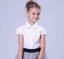 Училищна блуза за момичета: плетени, памучни. Елегантни блузи за училище