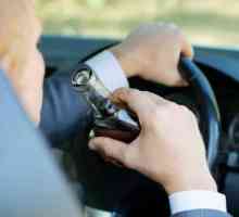 Наказание за шофиране в нетрезво състояние: Управление на кола в състояние на интоксикация