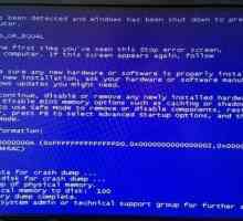 Синя екран BSoD 0x0000000A: как да се реши проблема?