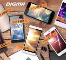 Смартфони "Digma": ревюта, описание, характеристики