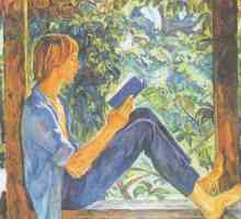 Композиция върху картината "На терасата" на Шевандронова. Детски художник