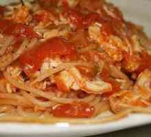 Спагети с пилешко филе: два варианта на италиански ястия