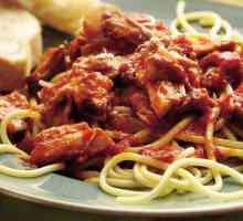 Спагети с месо. рецепти
