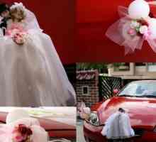 Стилни орнаменти за кола за сватба: можете да го направите сами със собствените си ръце