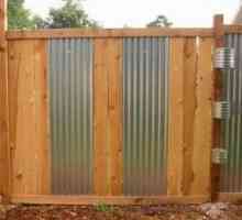 Полюси за ограда от велпапе: дърво, метал, бетон