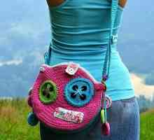 Чанта за момичето, плетена. Ние сме вдъхновени от произведенията на Вендула Мадърски