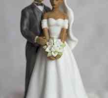 Сватбена фигура върху тортата: стилен аксесоар