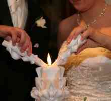 Сватбени свещи със собствени ръце: снимка