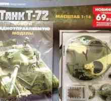 Резервоарът T-72 е модел. Серия колектори "DeAgostini": монтаж на радиоуправляем резервоар