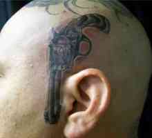 Пистолетът за татуировки е много смело решение