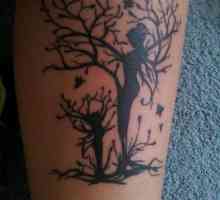 Татуировка на дърво върху ръката на мъжете и жените