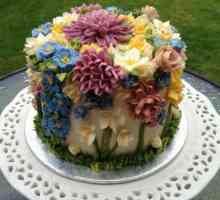 Торта с цветя - празничен десерт