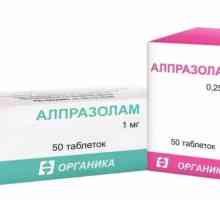 Успокояващо лекарство "Алпразолам": инструкции за употреба
