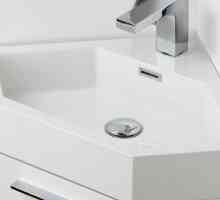 Ъглова мивка с шкаф за баня - практичен избор
