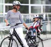 Детска седалка за велосипеди: критерии за подбор