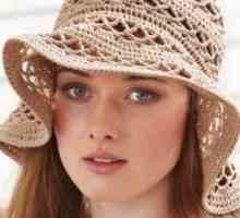 Плетене на една кука кърпа лятото шапки - един достъпен начин за създаване на модни аксесоари
