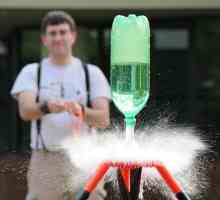 Водна ракета от пластмасова бутилка с парашут