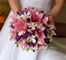Изберете сватбени букети от лилии