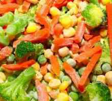 Замразени зеленчукови смеси: функции за готвене, най-добрите рецепти и рецензии