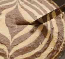 "Zebra" (пай): рецепта за кефир във фурната и мултифар