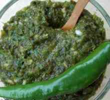 Green Adjika: рецепта за готвене, съставки