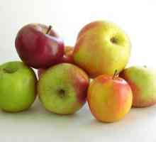 Зелена ябълка - BZHU. Червена ябълка - BJU