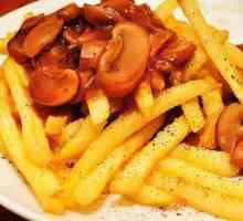 Пържени картофи с замразени гъби: рецепти