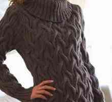 Дамски пуловери с игли за плетене: схеми и описание на длъжността