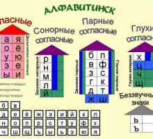 Звуков анализ на думи на руски език: диаграма