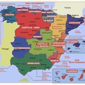 Административно разделение на Испания: региони и техните характеристики