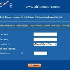 "Aeroflot": онлайн регистрация