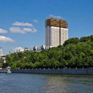 Андреевска насип в Москва: историята на външния вид, местоположението и зоната за отдих