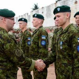 Естонска армия: снимка, сила и въоръжение