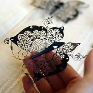 Пеперуди от гофрирана хартия: елегантна декорация със собствени ръце