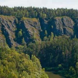 Бердски скали - природен паметник в района на Новосибирск