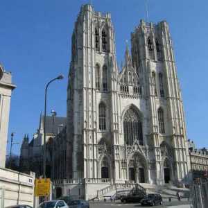 Брюкселската катедрала - комбинация от няколко стила