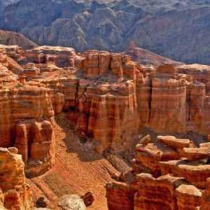 Charyn Canyon в Казахстан: описание и снимка