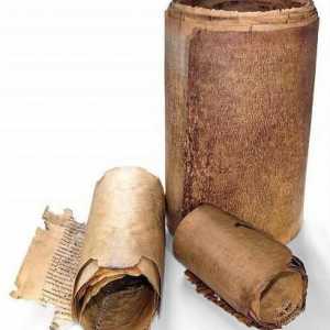 Какво представлява свитък, древна книга, ръкопис? Как и от какви материали са направили те?