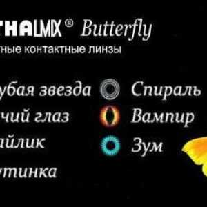 Цветни лещи Ophthalmix Butterfly: описание и рецензии