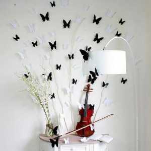 Декоративни пеперуди за интериора със собствените си ръце: инструкции стъпка по стъпка