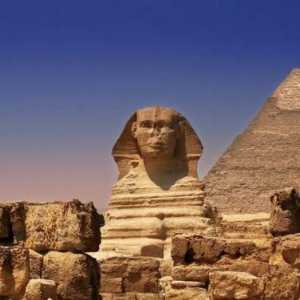 Диоритна статуя на фараона. Хафре (Чефрен) - четвъртият владетел на Египет