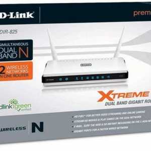 Двубутен Wi-Fi маршрутизатор D-Link DIR-825: настройка, функции, прегледи