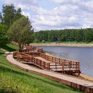 Jamgarovsky Pond, район Losinoostrovsky. Отдих и риболов в предградията