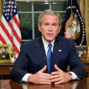 Джордж Буш е президент на Съединените щати. Джордж У. Буш: Политика