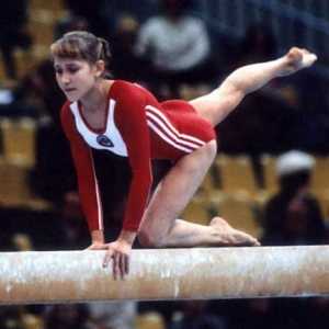 Елена Давидова - абсолютният олимпийски шампион по гимнастика
