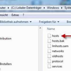 HOSTS файл (Windows 7): съдържание, цел, възстановяване