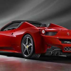 Ferrari 458 Italia Spider: всички забавления за луксозен италиански суперавтомобил