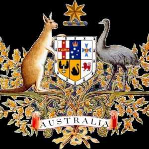 Знаме и герб на Австралия. Какво животно се намира на герба на Австралия?