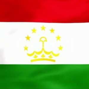 Знаме на Таджикистан. Герб и флаг на Таджикистан